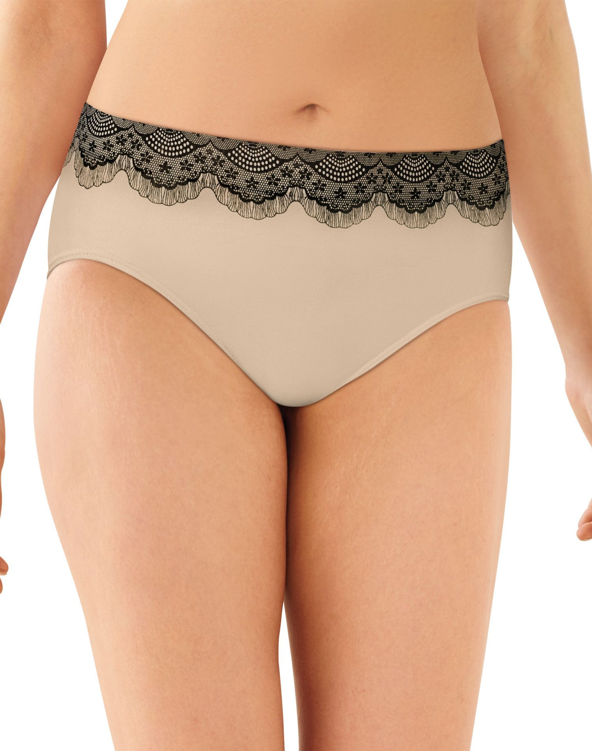 Bali Womens One Smooth U All-Around Smoothing Hi-Cut Panty