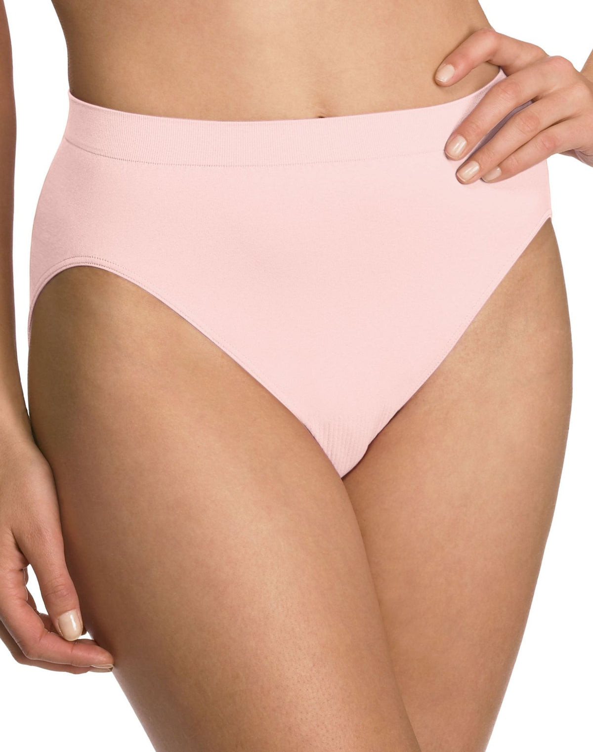 Bali Womens Comfort Revolution Microfiber Seamless Hi Cut Panty – Best-Seller!