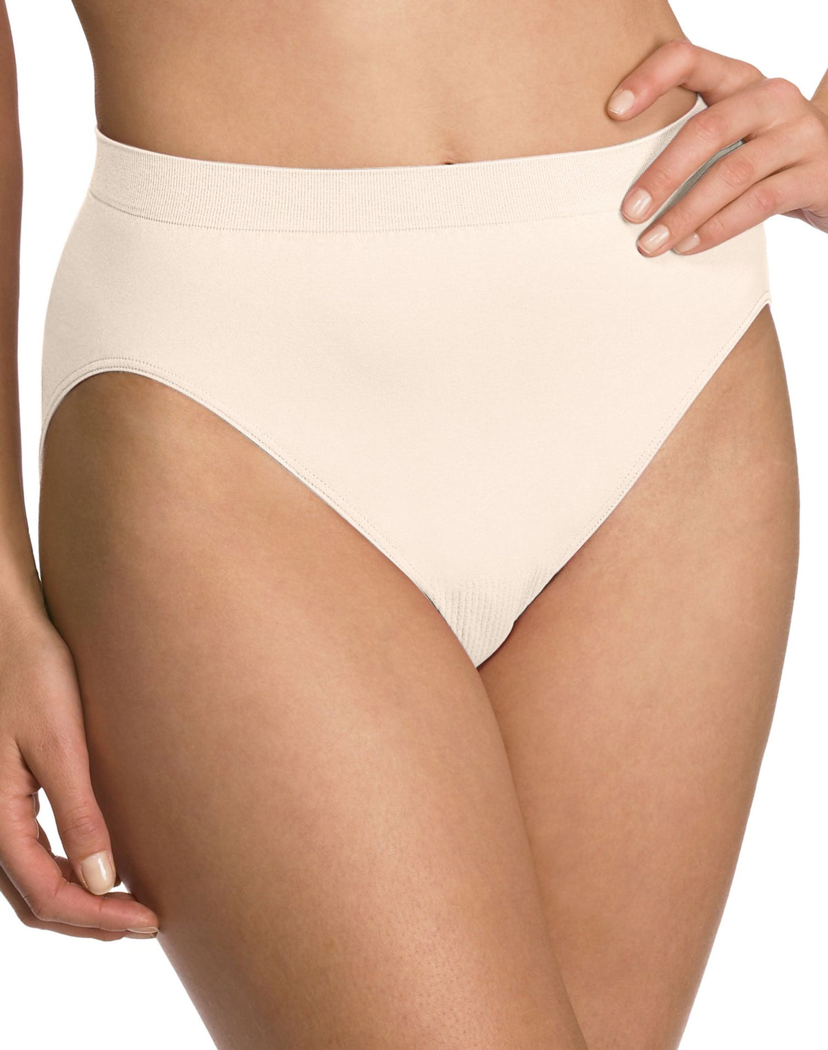 Bali Womens Comfort Revolution Microfiber Seamless Hi Cut Panty – Best-Seller!