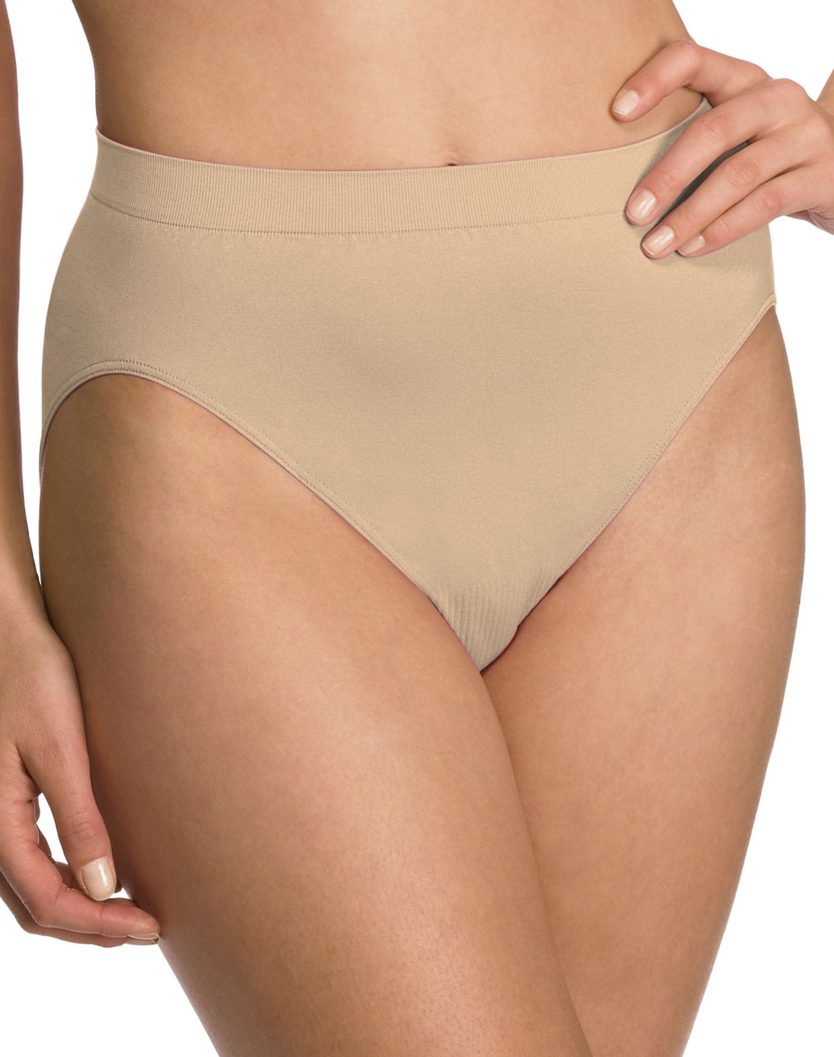 Bali Womens Comfort Revolution Microfiber Seamless Hi Cut Panty – Best-Seller!