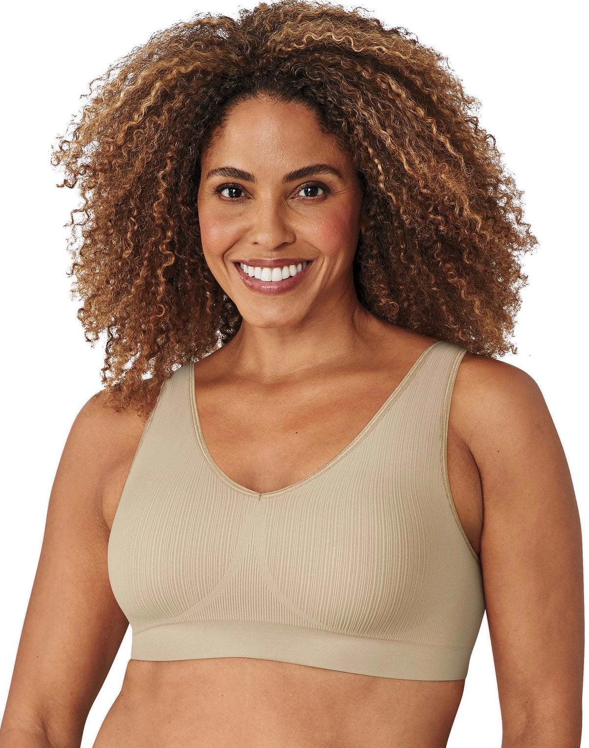 Bali Womens One Smooth All Around Smoothing Bralette