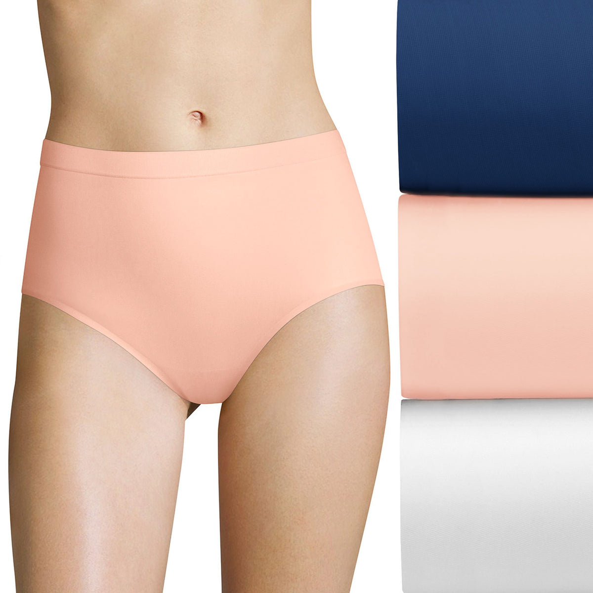 Bali Womens EasyLite Seamless Brief Panty 3-Pack