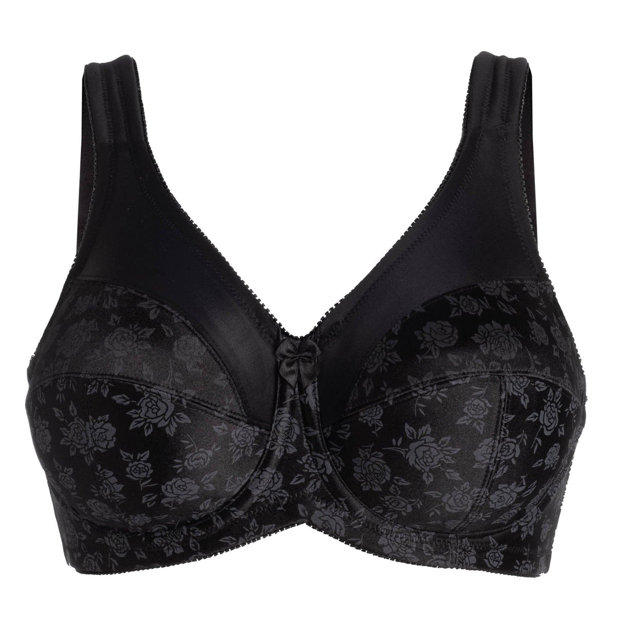 Cortland Intimates Womens Brand Printed Full Figure Support Underwire Bra