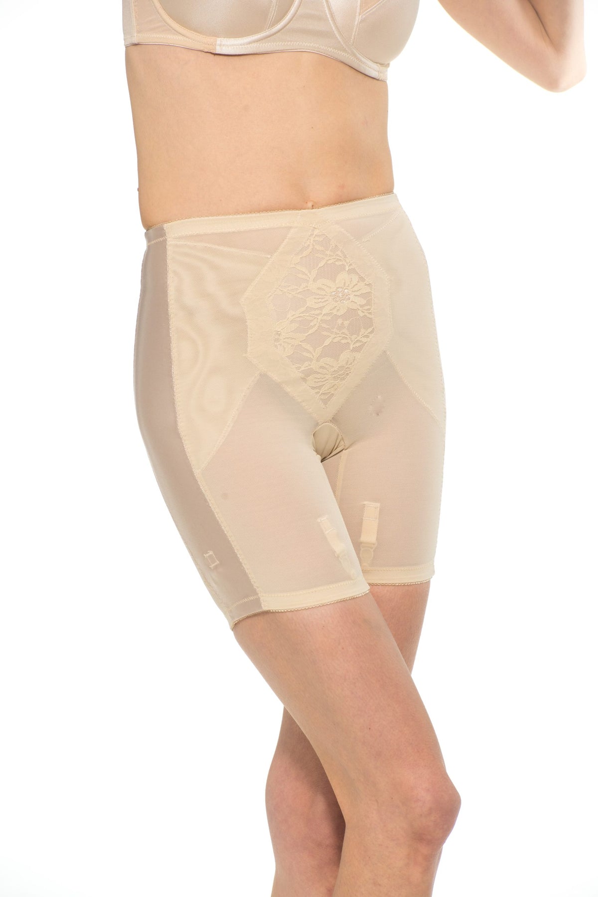 Custom Maid Womens Light Weight Long Leg Firm Control Girdle