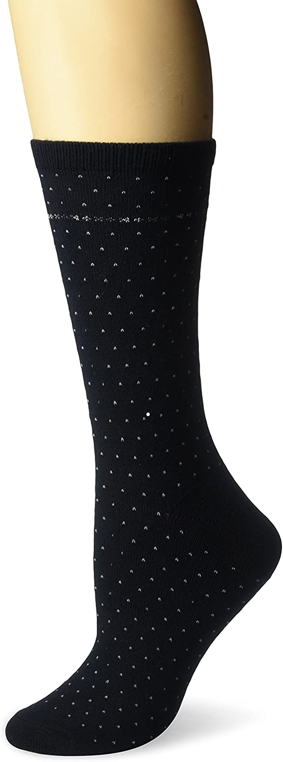 Fruit Of The Loom Womens Dot Crew Sock