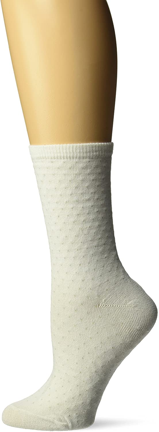 Fruit Of The Loom Womens Dot Crew Sock