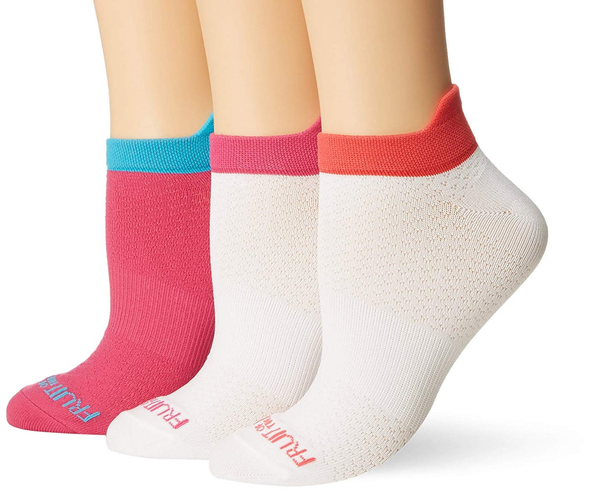 Fruit Of The Loom Womens 3 Pair No Show Tab Breathable Socks