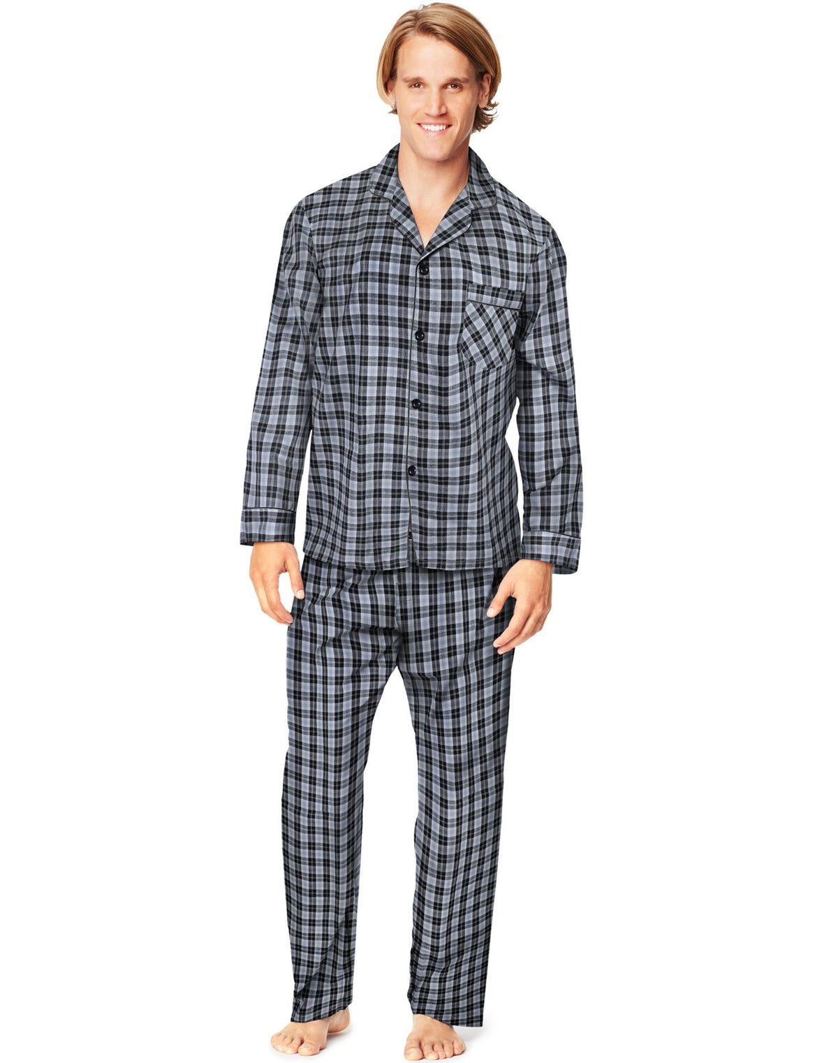 Hanes Mens Woven Pajamas