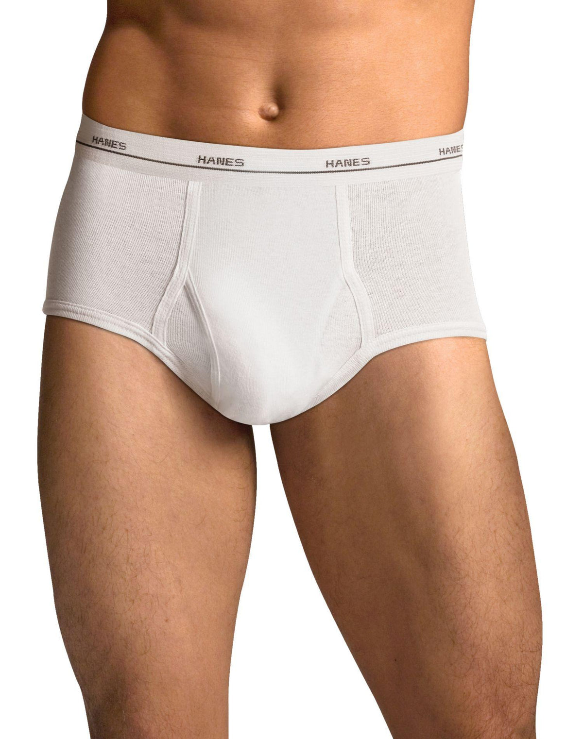 Hanes Mens White Briefs 3-Pack