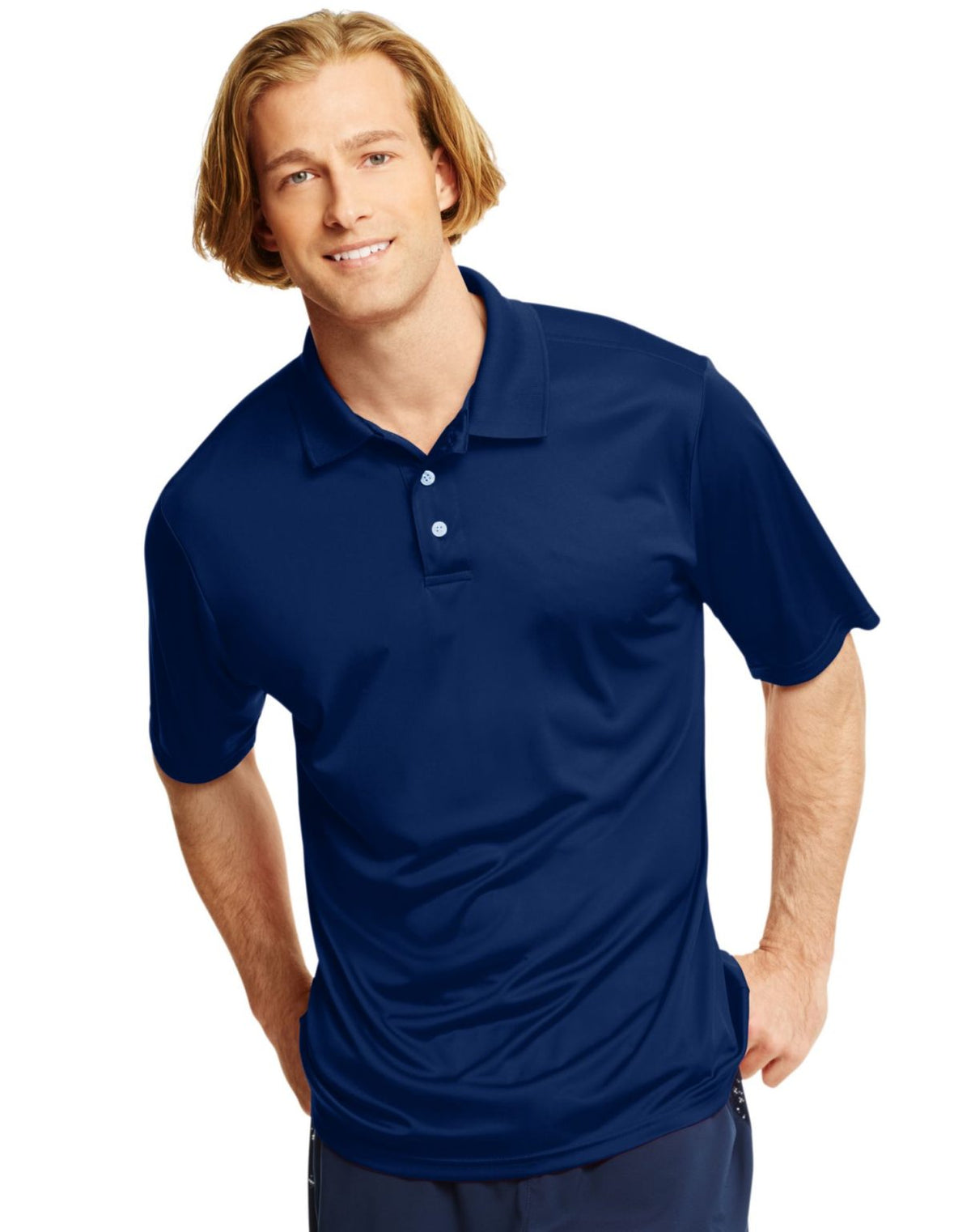 Hanes Mens Sport™ Freshiq® Cool Dri® Performance Polo