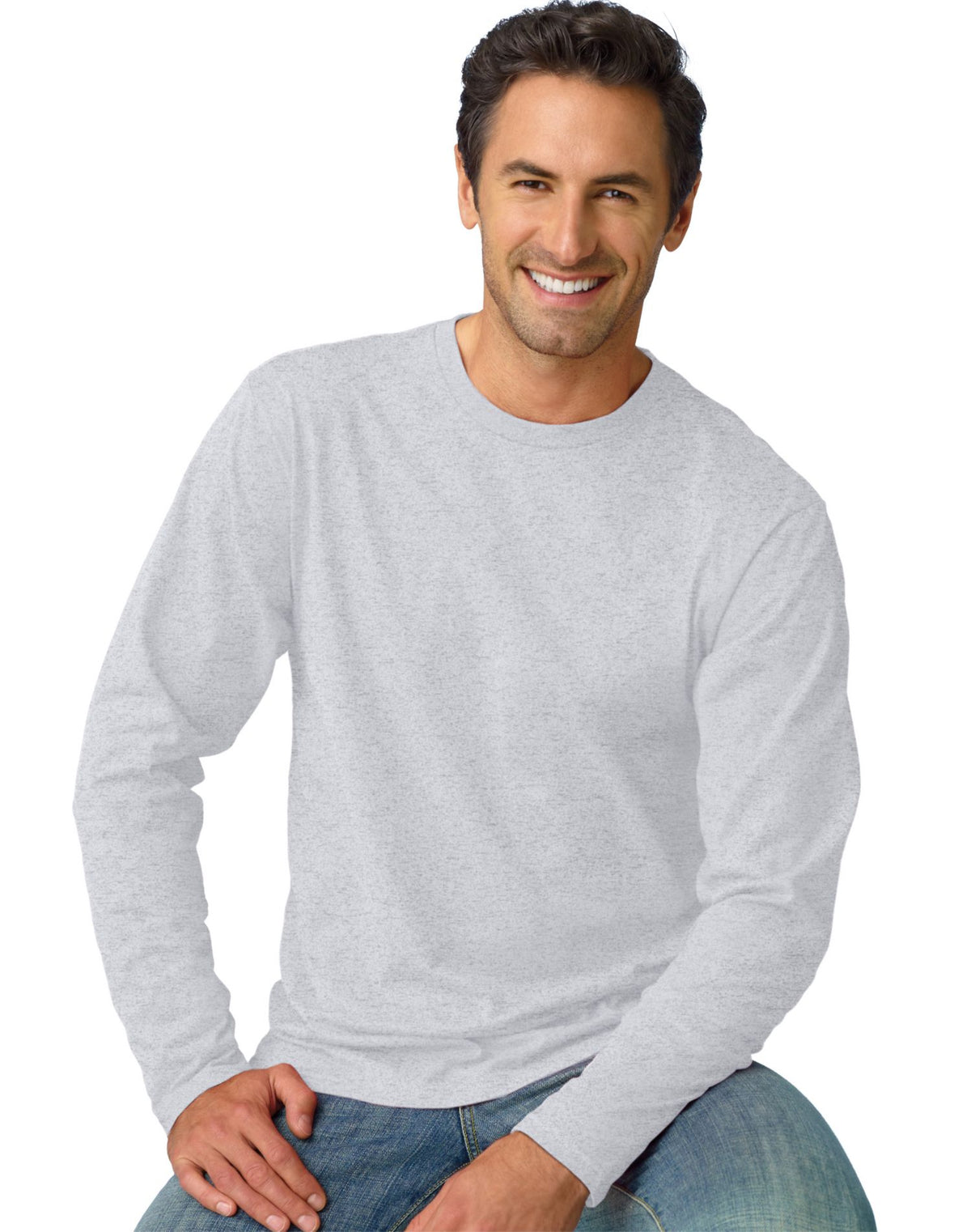 Hanes Mens Nano-T® Long-Sleeve T-Shirt