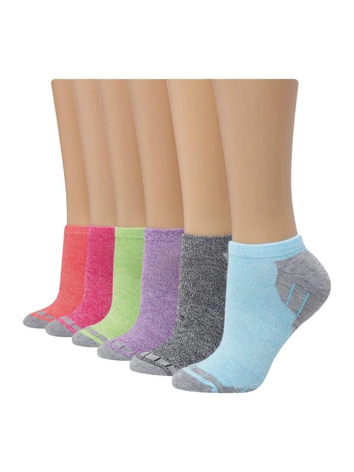 Hanes Womens Cool Comfort® Cushioned No Show Socks 6-Pack