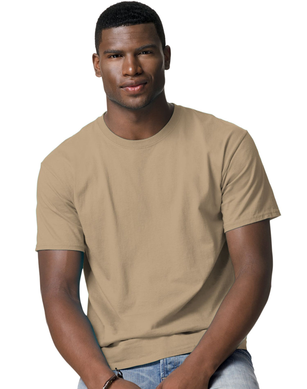 Hanes Mens Authentic Short-Sleeve T-Shirt