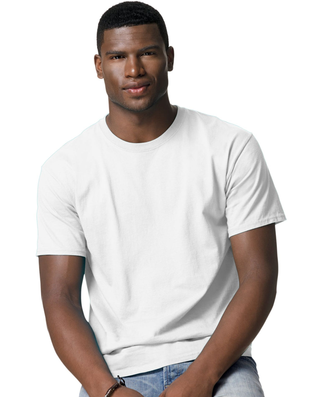 Hanes Mens Authentic Short-Sleeve T-Shirt