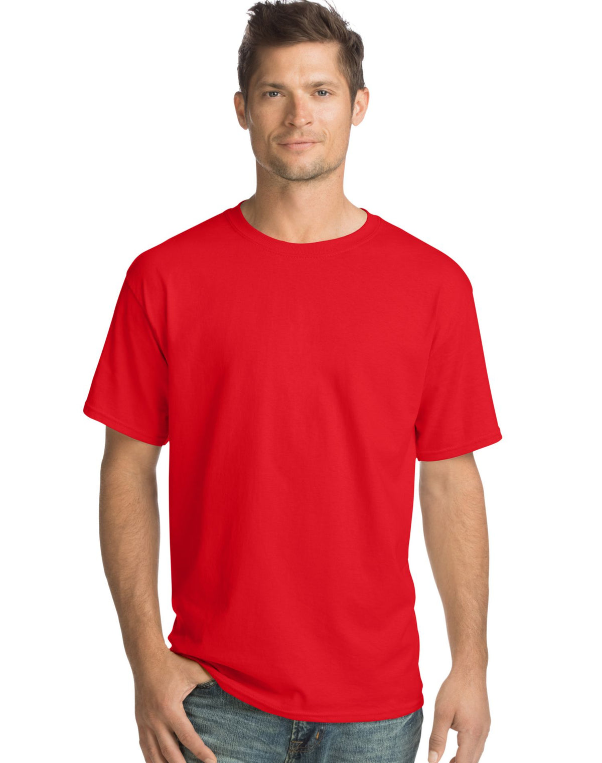 Hanes Mens Everyday Short Sleeve Crewneck T-Shirt