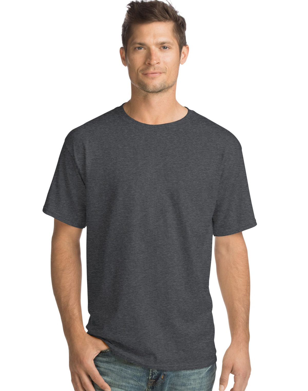Hanes Mens Everyday Short Sleeve Crewneck T-Shirt
