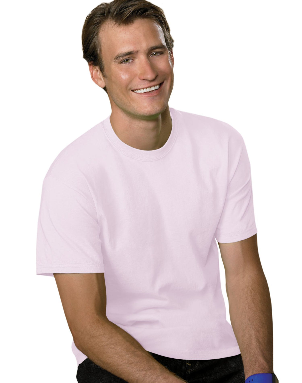 Hanes Mens Everyday Short Sleeve Crewneck T-Shirt