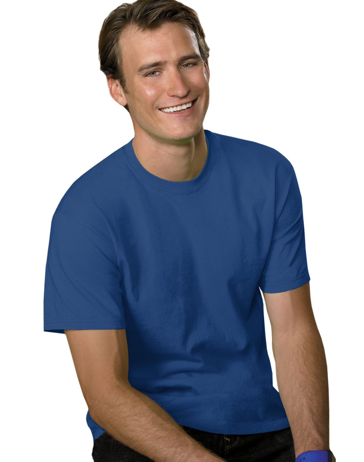 Hanes Mens Everyday Short Sleeve Crewneck T-Shirt