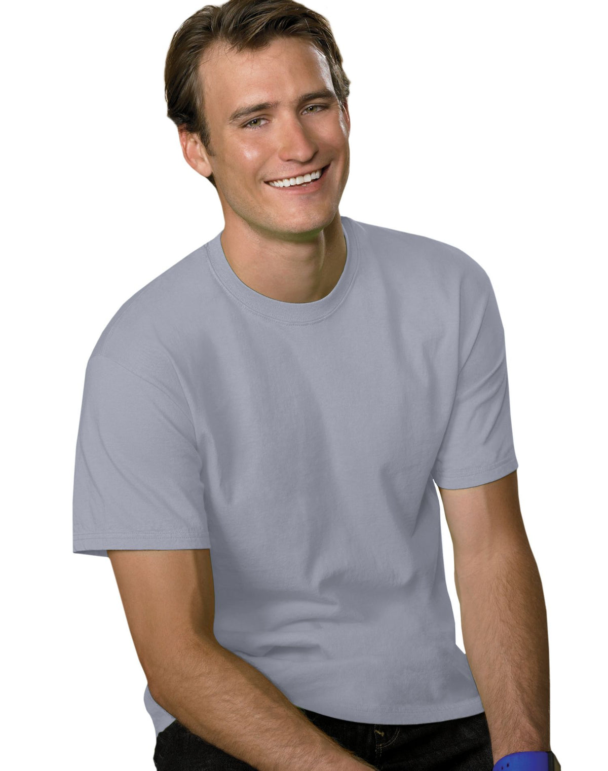 Hanes Mens Everyday Short Sleeve Crewneck T-Shirt