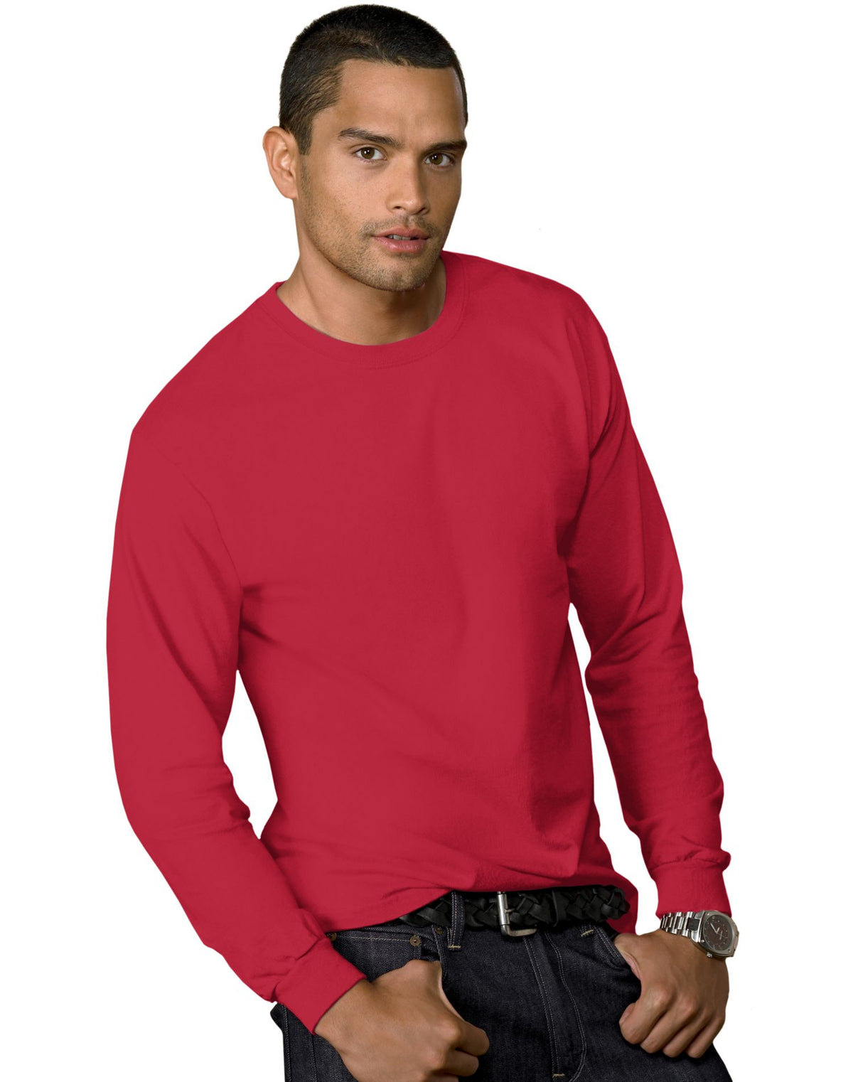 Hanes Mens Comfortsoft® Long-Sleeve T-Shirt