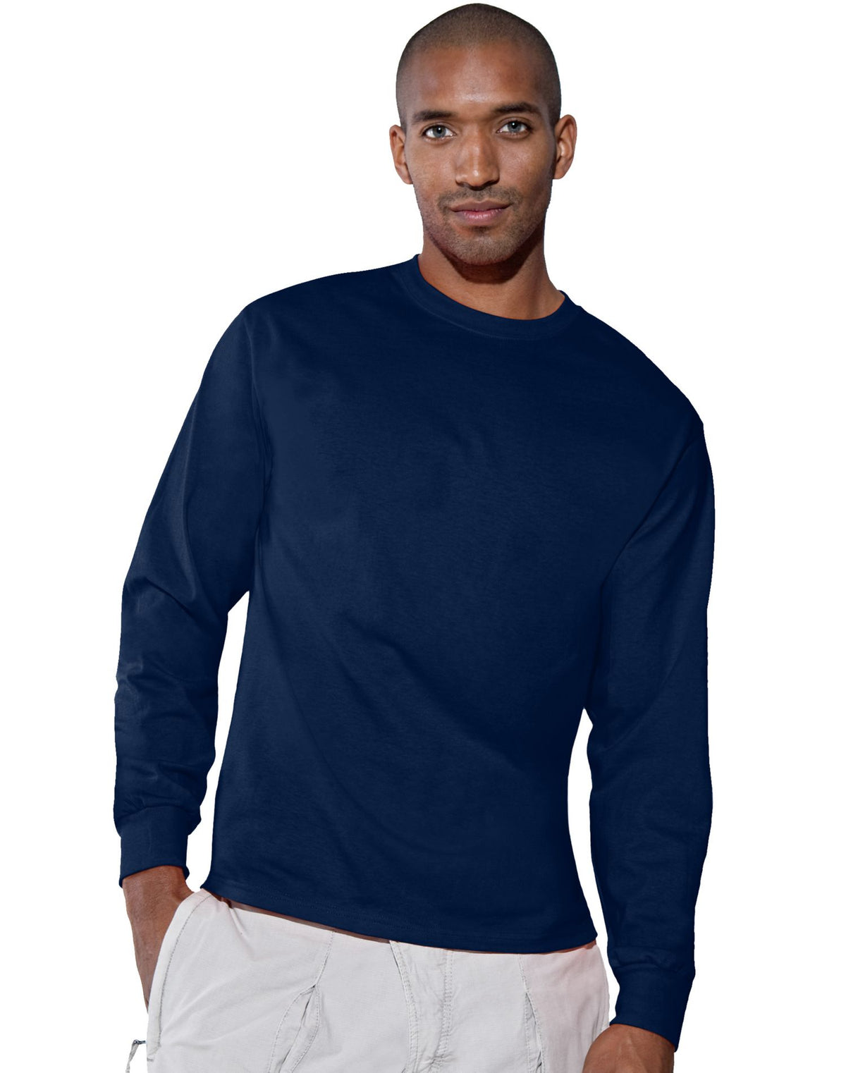 Hanes Mens Authentic Long-Sleeve T-Shirt