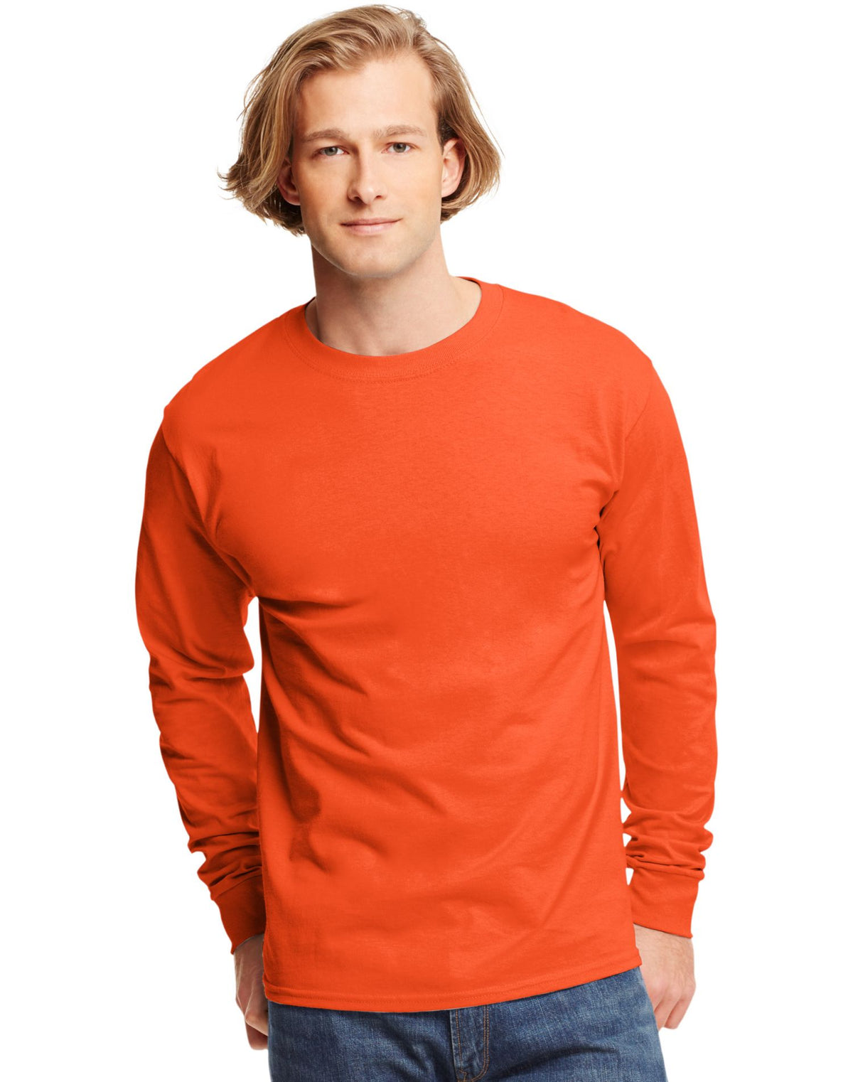 Hanes Mens Authentic Long-Sleeve T-Shirt