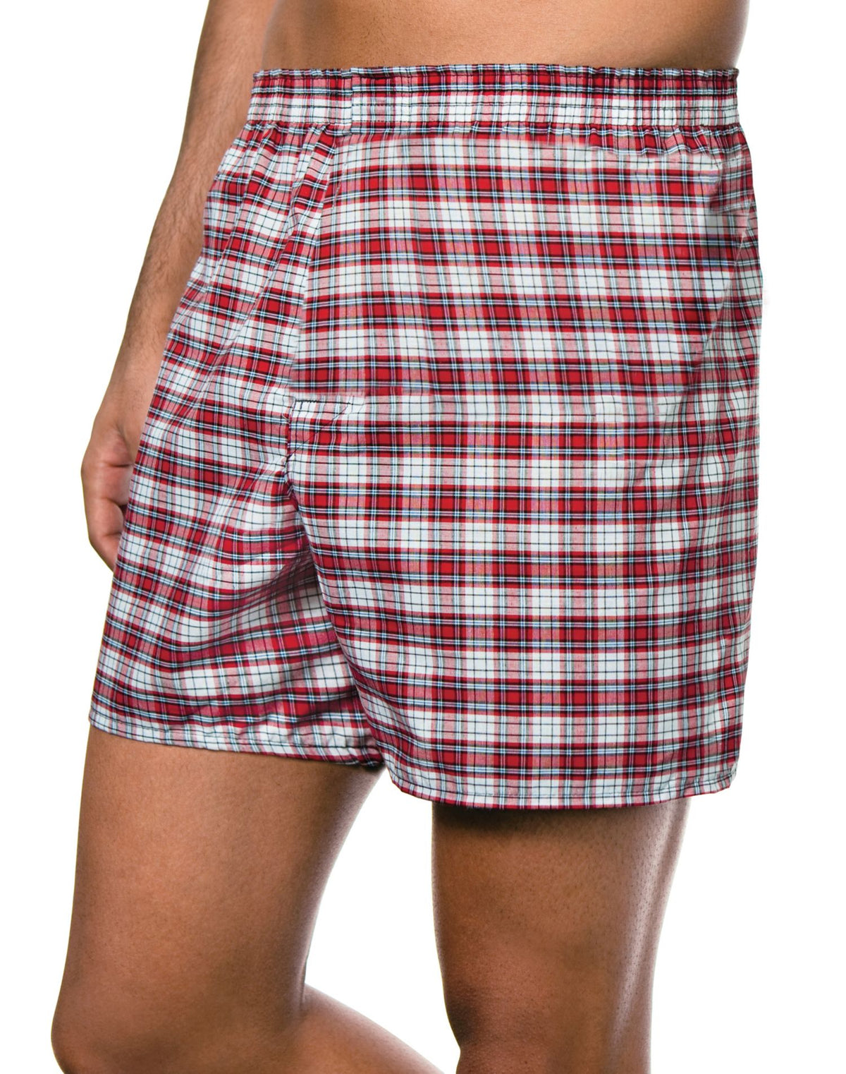 Hanes Mens Ultimate® FreshIQ® Tartan Boxers 5-Pack
