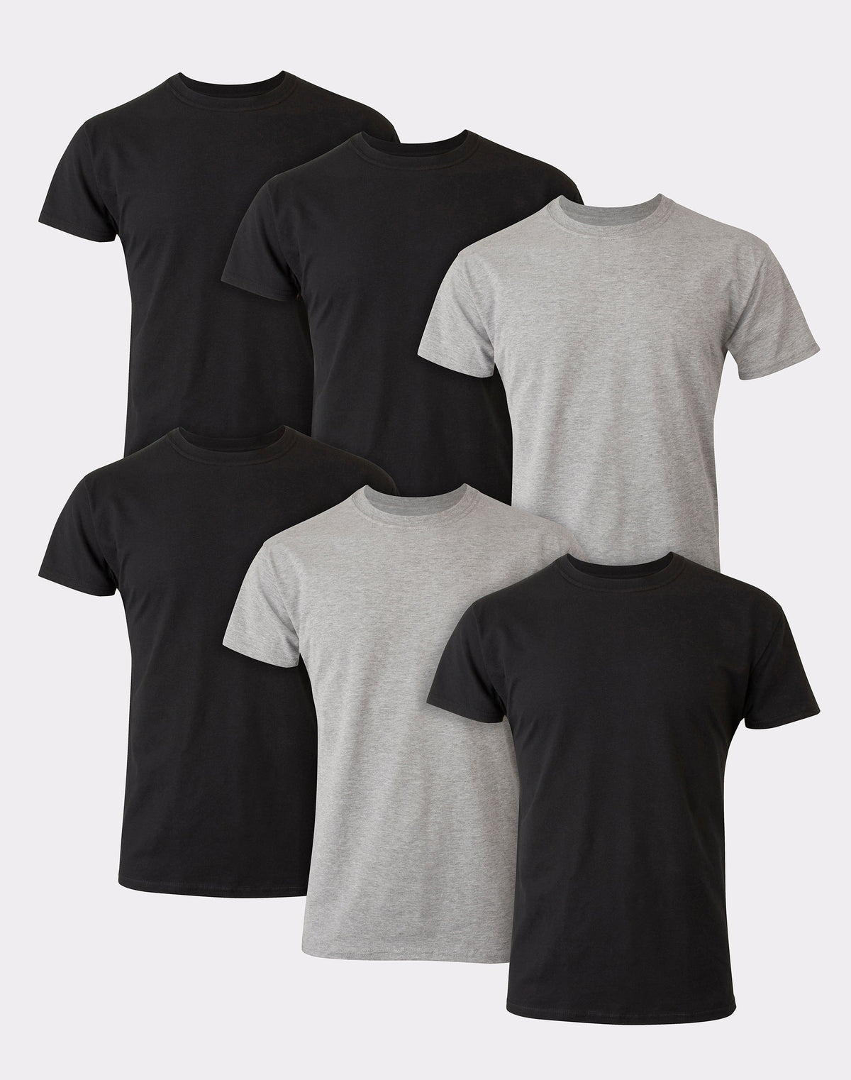 Hanes Ultimate® Men’s Soft and Breathable Crewneck Undershirt 6-Pack