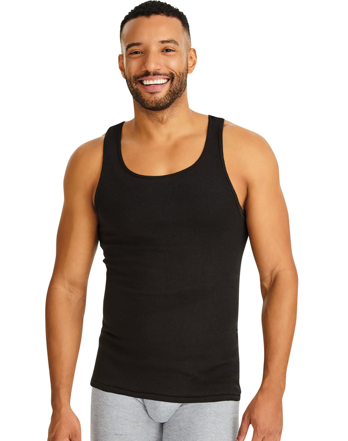 Hanes Mens Ultimate ComfortSoft Dyed Tank 6-Pack