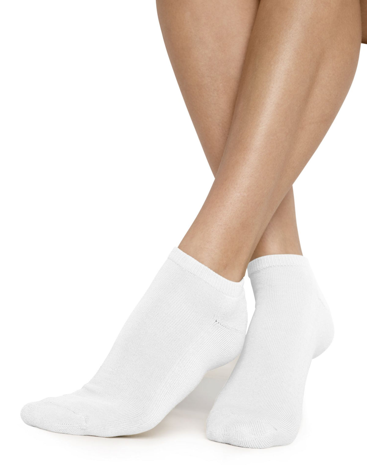 Hanes Womens ComfortSoft® Low Cut Socks Extended Sizes 3-Pack