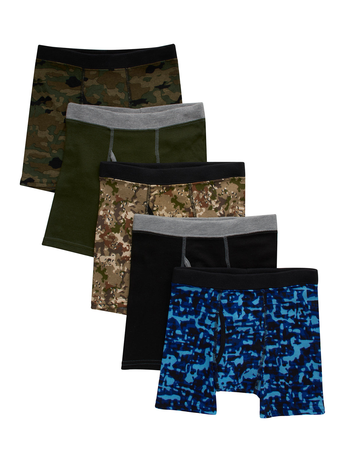 Hanes Boys ComfortSoft Waistband Boxer Briefs, 5-Pack