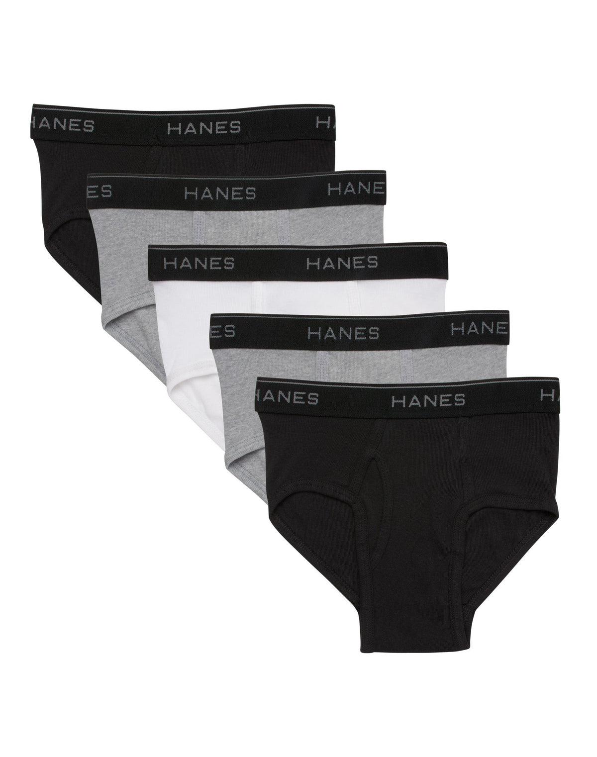 Hanes Boys Ultimate Dyed Briefs With Comfortsoft® Waistband 5-Pack