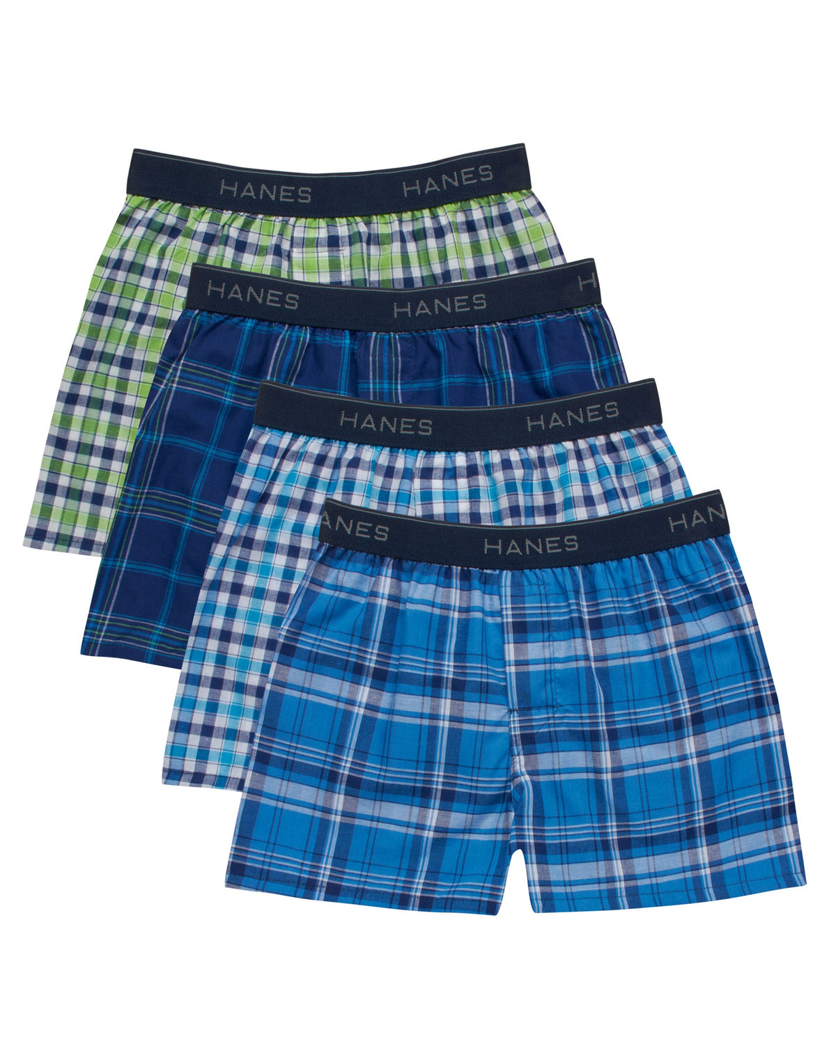 Hanes Boys Ultimate Woven Boxer Brief With ComfortSoft® Waistband 4-Pack