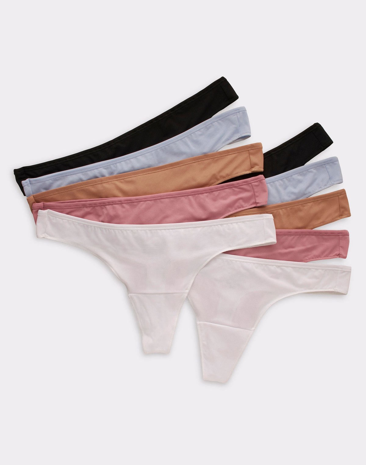 Hanes Womens Cool Comfort Breathable Mesh Thong 10-Pack
