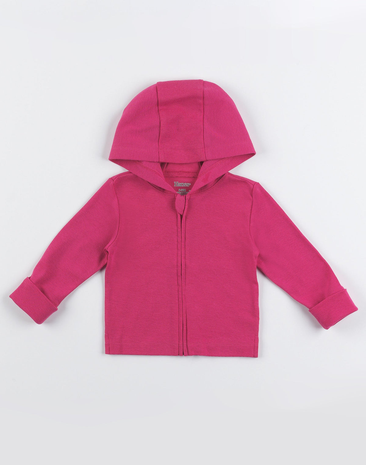 Hanes Zippin Baby Knit Lightweight Full-Zip Hooded Jacket, 4-Way Stretch &amp; Adjustable Cuffs, Boys &amp; Girls
