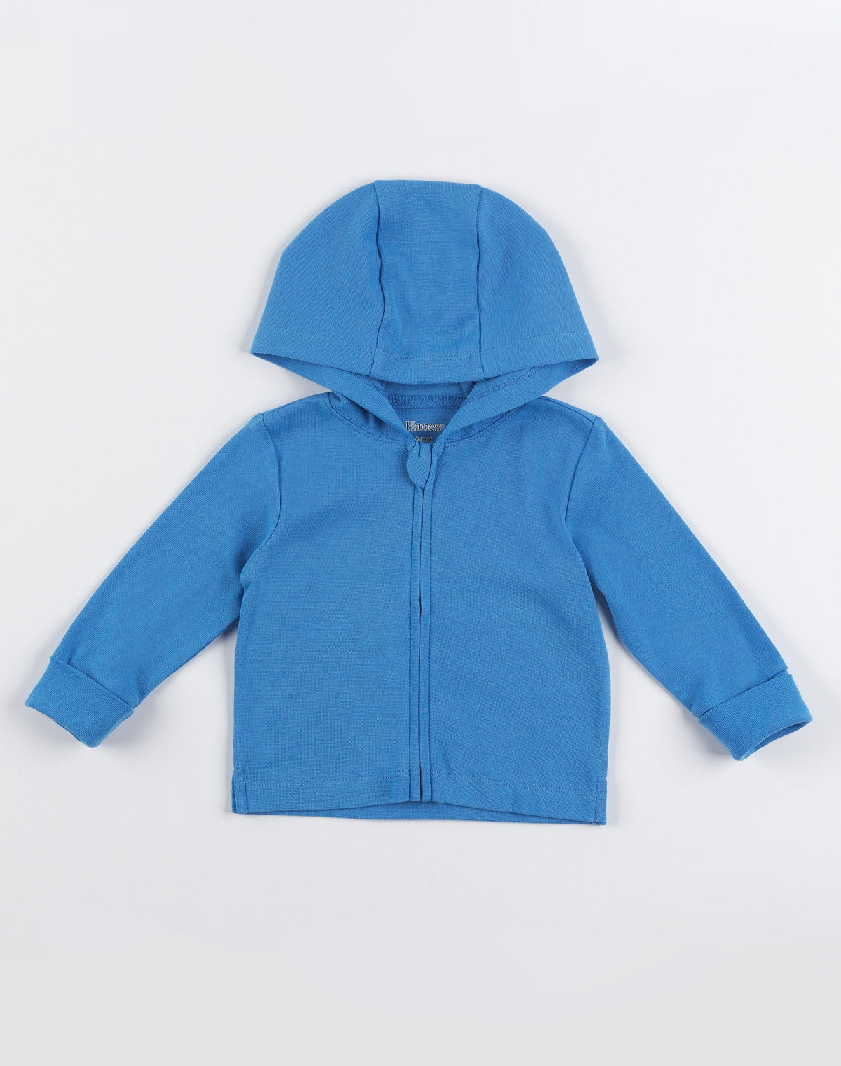 Hanes Zippin Baby Knit Lightweight Full-Zip Hooded Jacket, 4-Way Stretch &amp; Adjustable Cuffs, Boys &amp; Girls