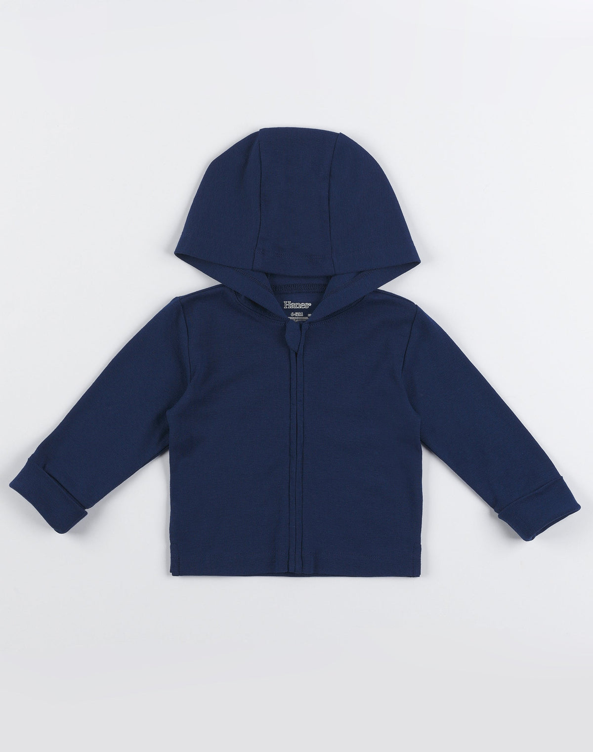 Hanes Zippin Baby Knit Lightweight Full-Zip Hooded Jacket, 4-Way Stretch &amp; Adjustable Cuffs, Boys &amp; Girls