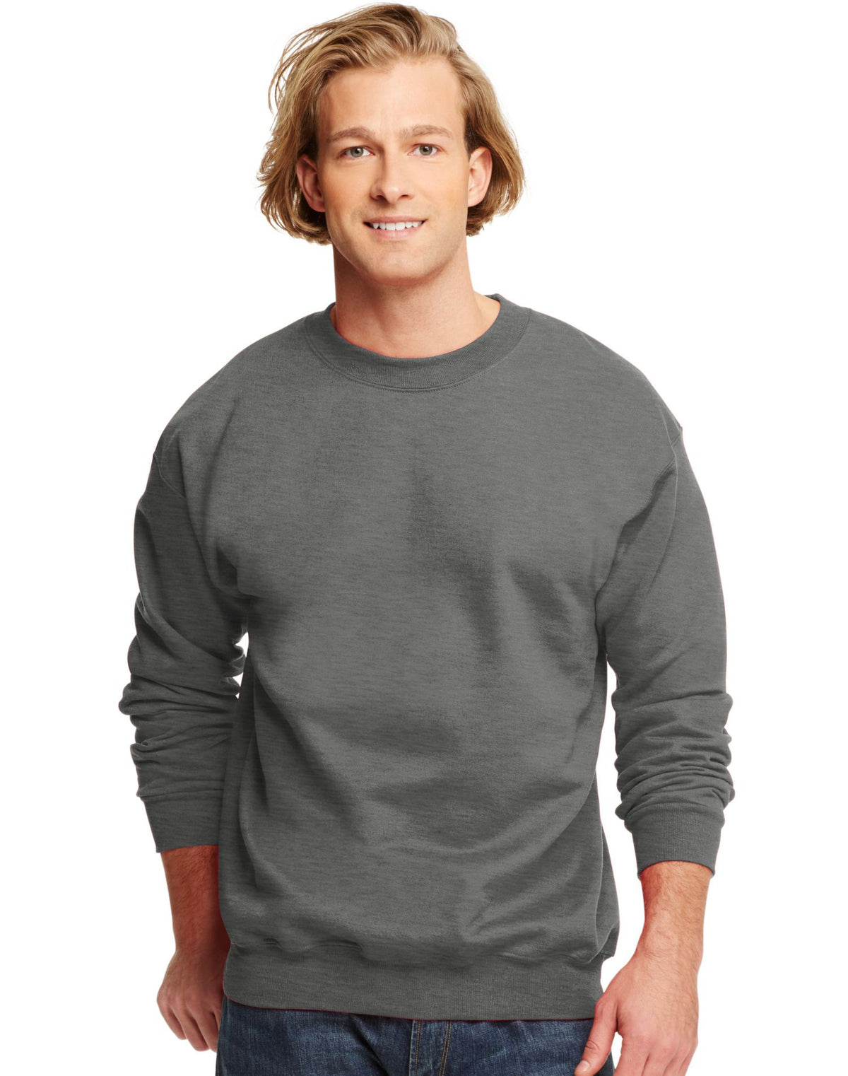 Hanes Mens Ultimate Cotton® Heavyweight Crewneck Sweatshirt