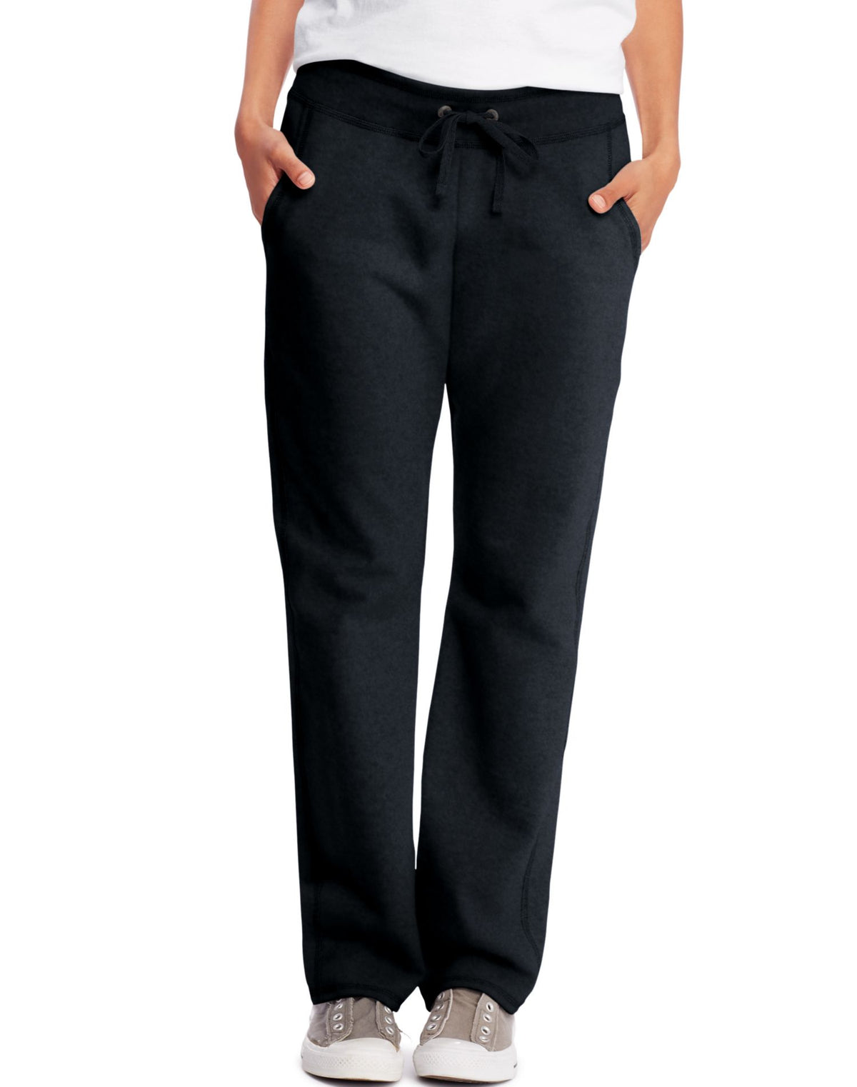 Hanes Womens French Terry Pocket Pant