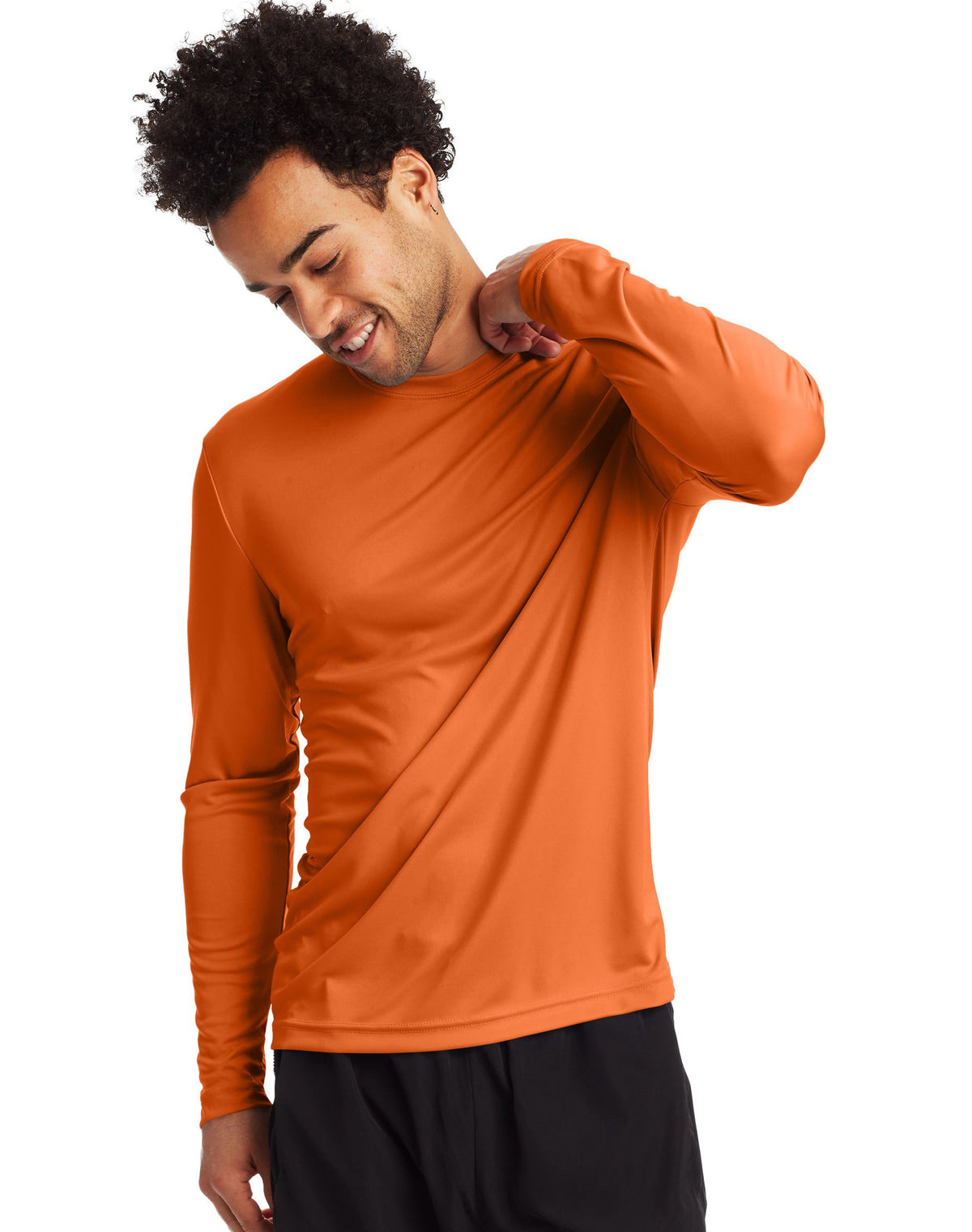 Hanes Mens Sport™ Freshiq™ Cool Dri® Long Sleeve Tee 2-Pack