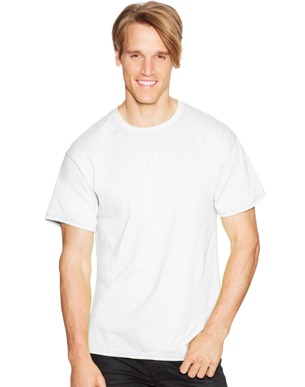 Hanes Mens ComfortBlend® EcoSmart® Crewneck T-Shirt 4-Pack