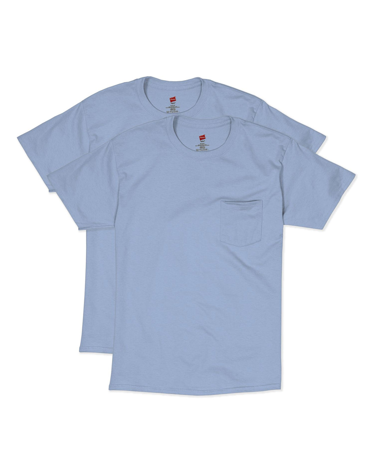 Hanes Mens Short Sleeve Pocket T-Shirt 2-Pack