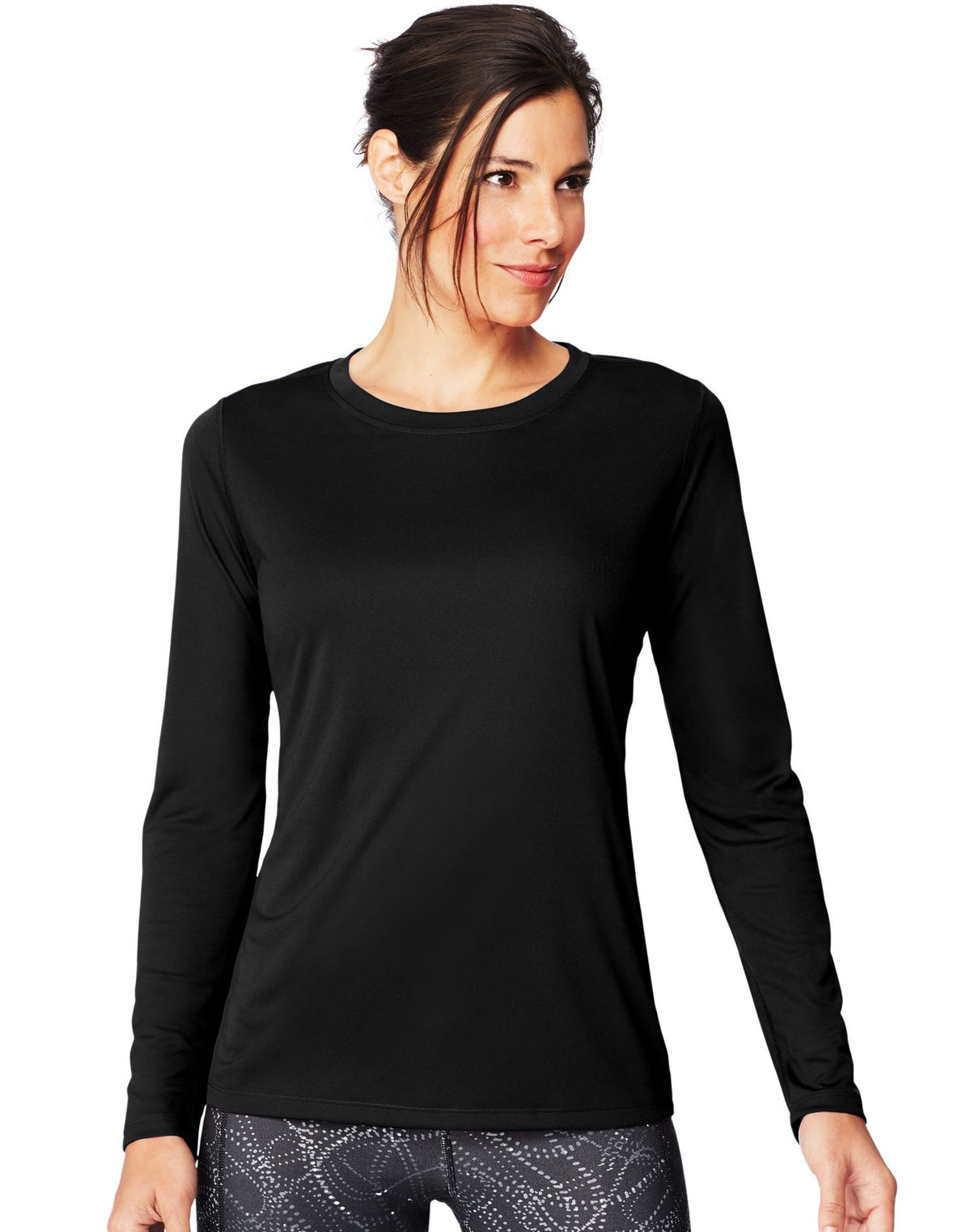 Hanes Womens Sport™ Cool DRI® Performance Long-Sleeve T-Shirt