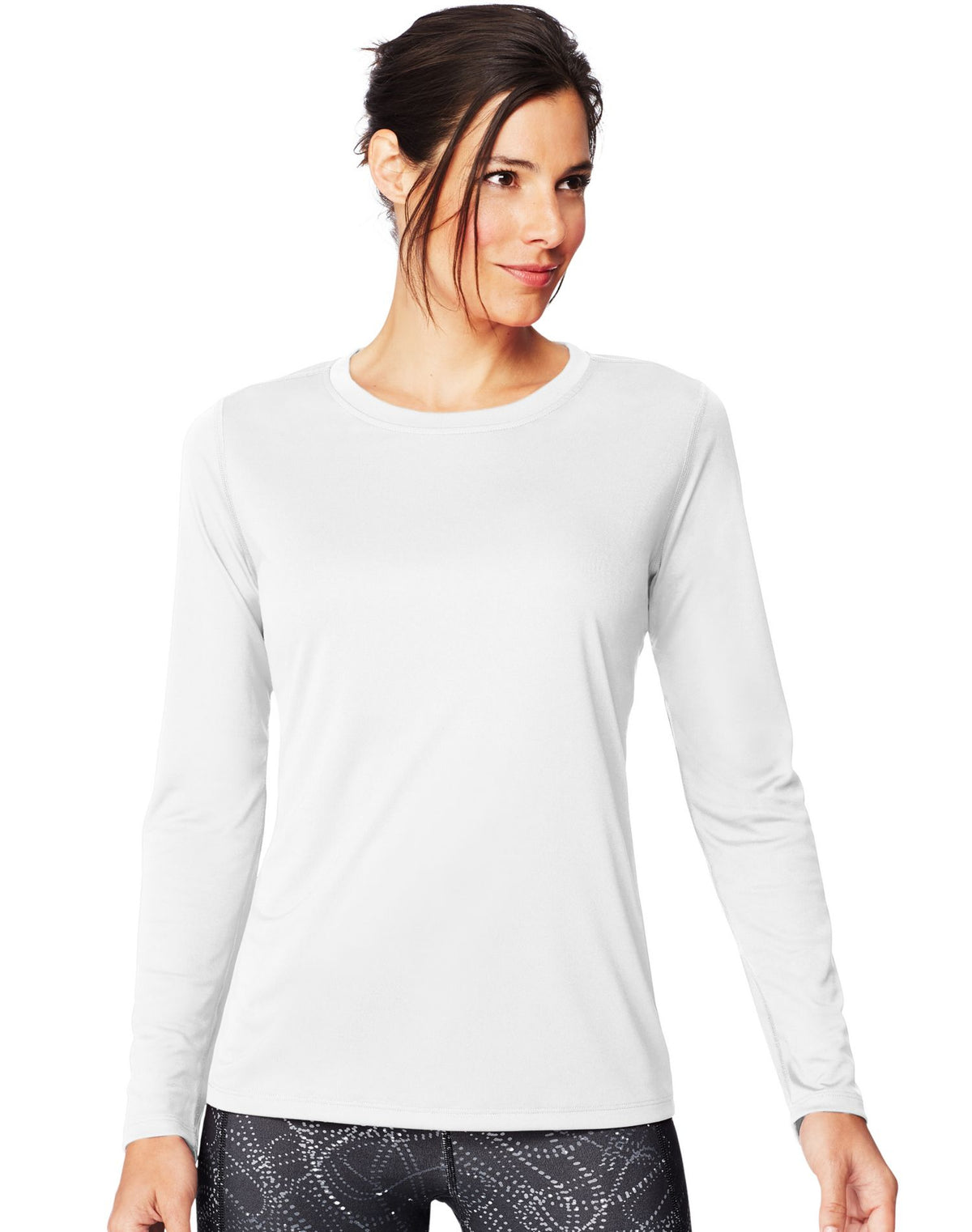 Hanes Womens Sport™ Cool DRI® Performance Long-Sleeve T-Shirt