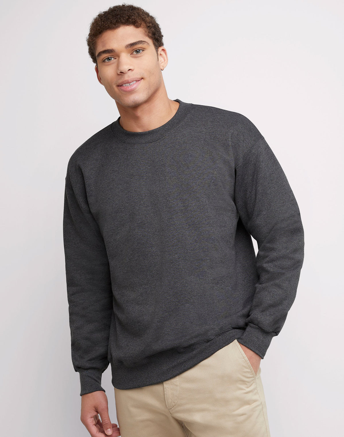 Hanes Mens Ultimate Heavyweight Cotton Fleece Crewneck Sweatshirt