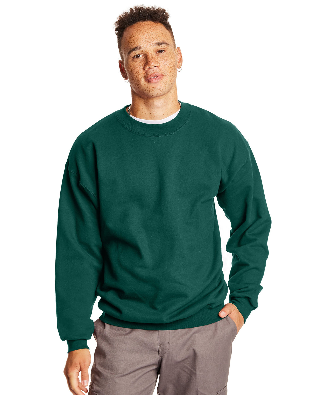 Hanes Mens Ultimate Heavyweight Cotton Fleece Crewneck Sweatshirt