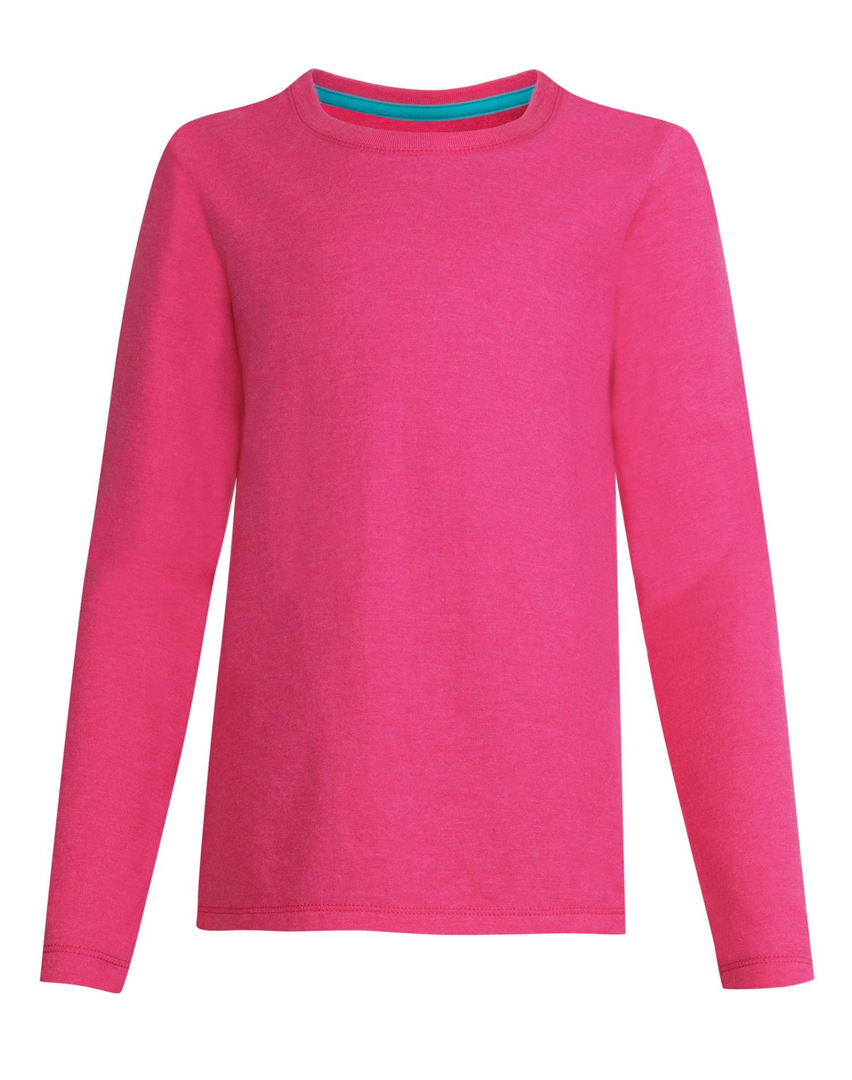 Hanes Girls Long-Sleeve Crewneck T-Shirt