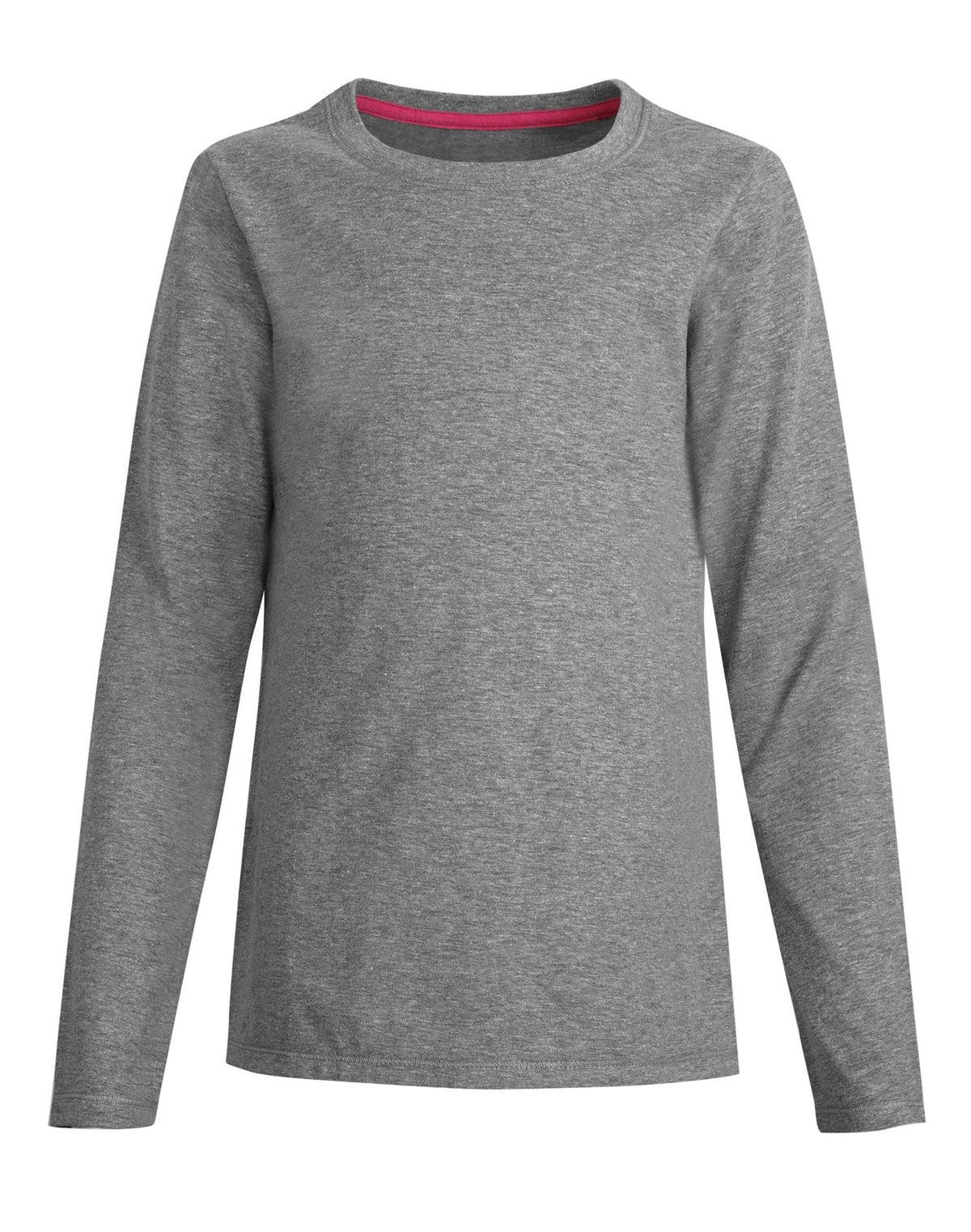 Hanes Girls Long-Sleeve Crewneck T-Shirt