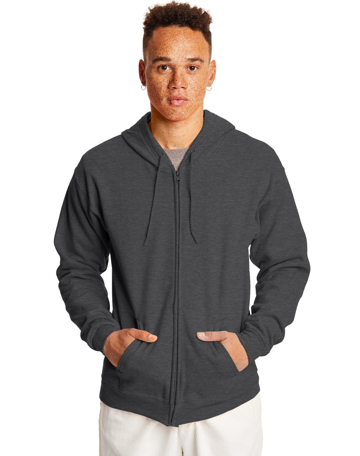 Hanes Mens Comfortblend® Ecosmart® Full Zip Hoodie