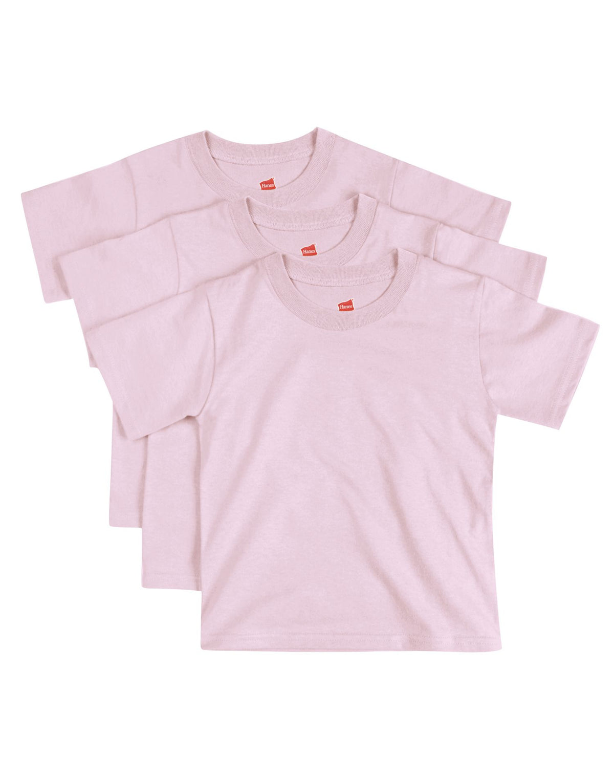 Hanes Toddler ComfortSoft® Crewneck T-Shirt 3-Pack